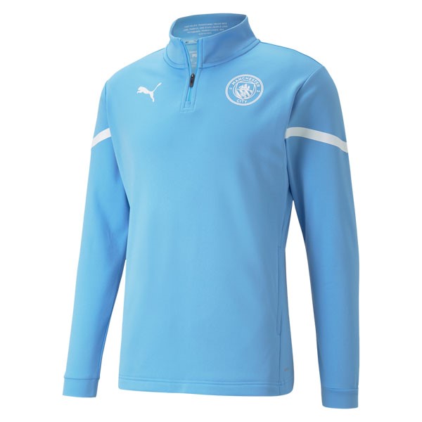 Sweatjacken Manchester City 2021-22 Blau